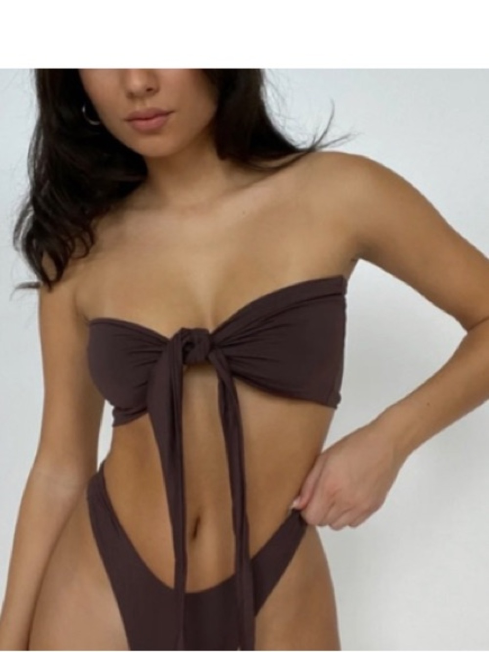 437 bikini top size S four three seven swim